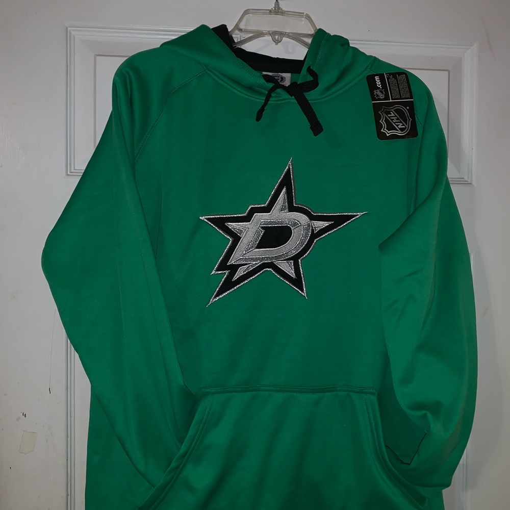 🏒🥅⭐️ Dallas Stars Cross Check NHL Hockey Hoodie ⭐️🥅🏒